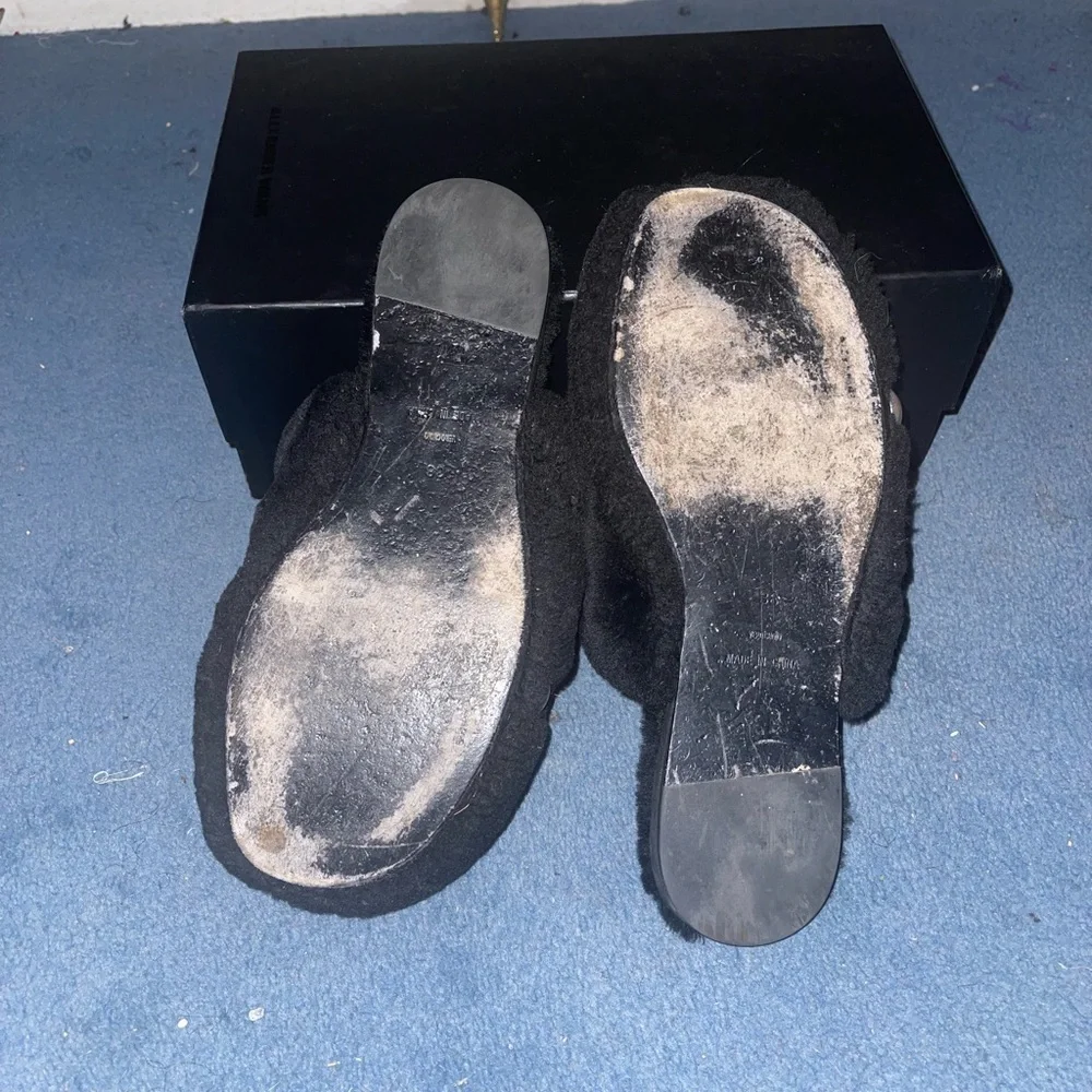 Fur studded mules - Picture 8 of 10